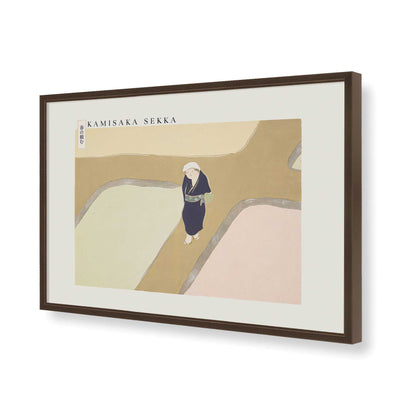 [Color:Belvinder Brown], Picture of art in a Belvinder Brown frame of the corner