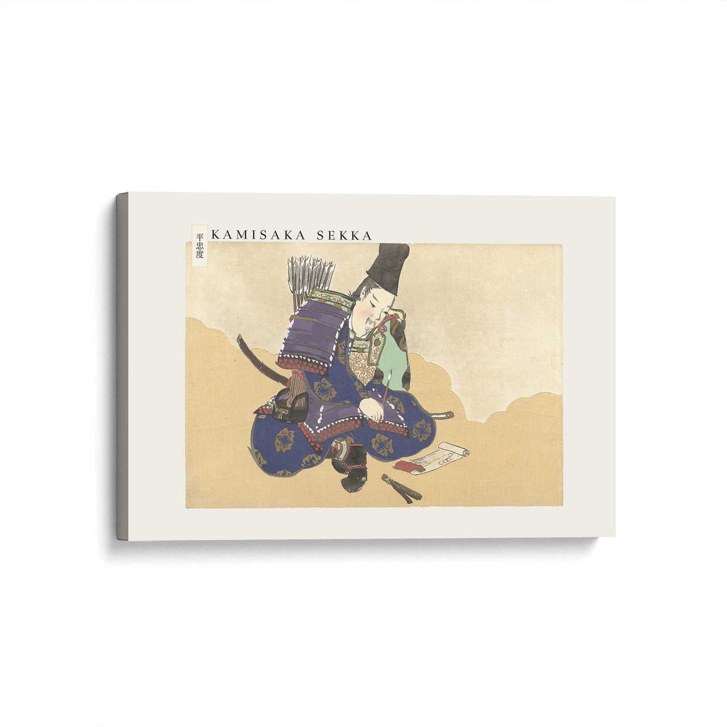 [Color:Stretched Canvas], Picture of art at an angle