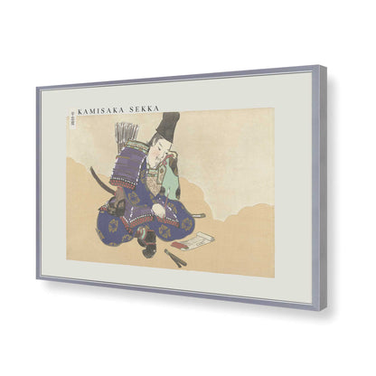 [Color:Polished Chrome], Picture of art in a Polished Chrome frame of the corner