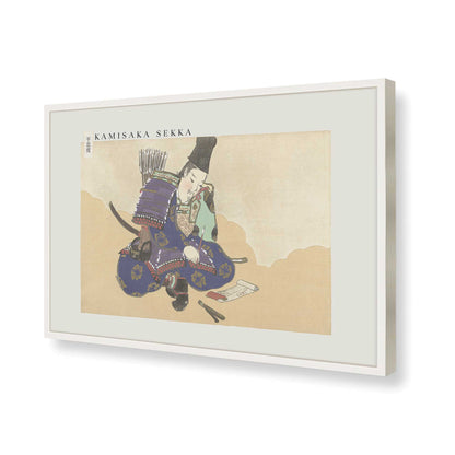[Color:Opaque White], Picture of art in a Opaque White frame of the corner