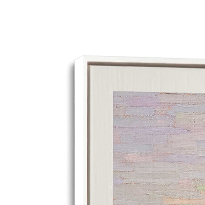 [Color:Opaque White], Picture of art in a White frame at an angle