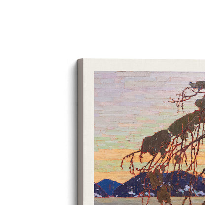 [Color:Stretched Canvas], Picture of the corner of the art