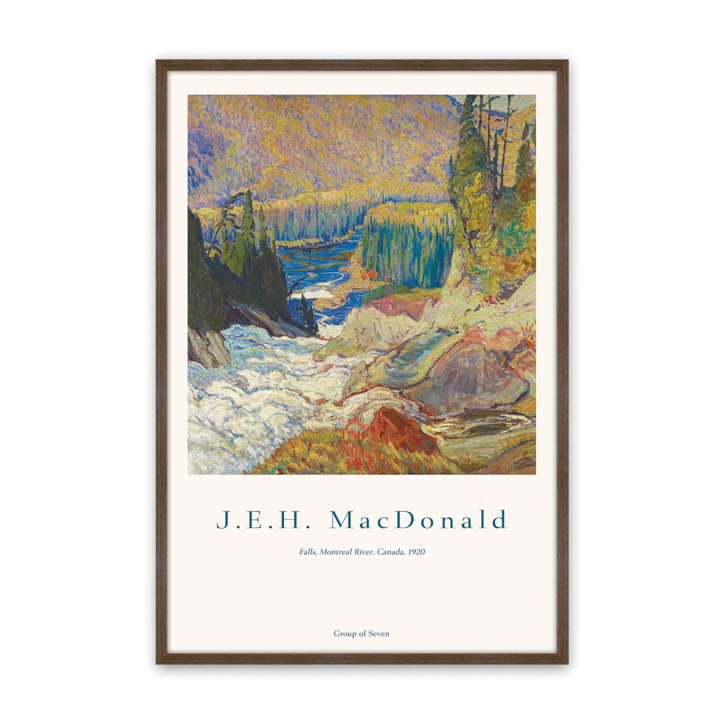 [Color:Walnut], Picture of art in a Walnut frame
