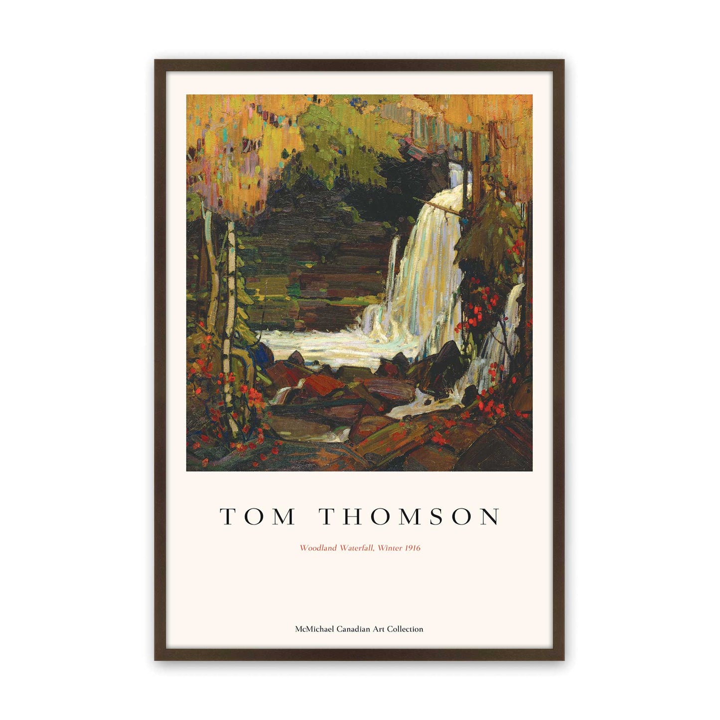 [Color:Brown], Picture of art in a Brown frame