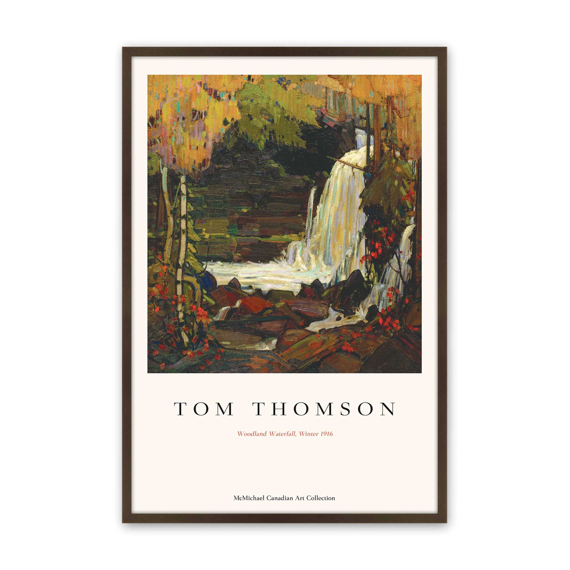 [Color:Brown], Picture of art in a Brown frame