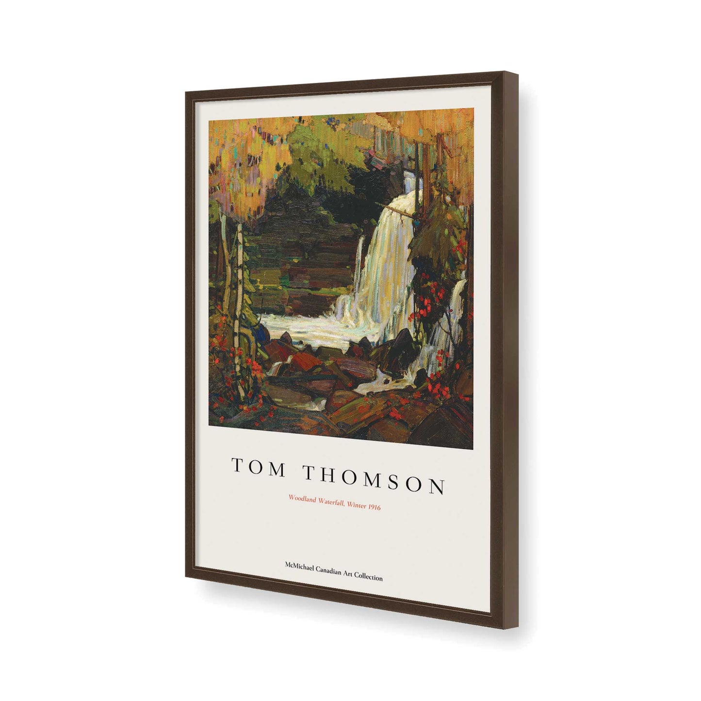 [Color:Belvinder Brown], Picture of art in a Belvinder Brown frame of the corner