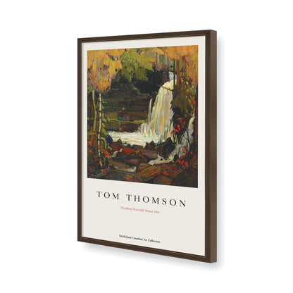 [Color:Brown], Picture of art in a Brown frame of the corner