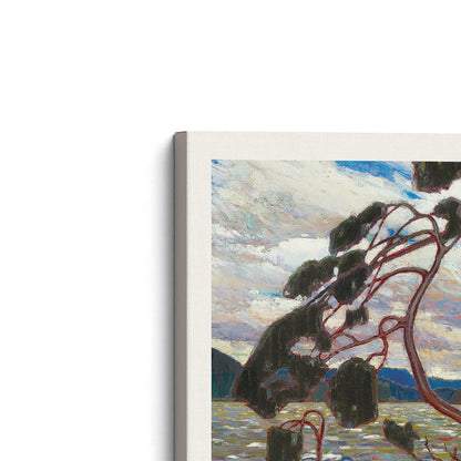 [Color:Stretched Canvas], Picture of the corner of the art
