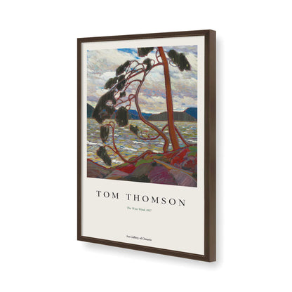 [Color:Belvinder Brown], Picture of art in a Belvinder Brown frame of the corner