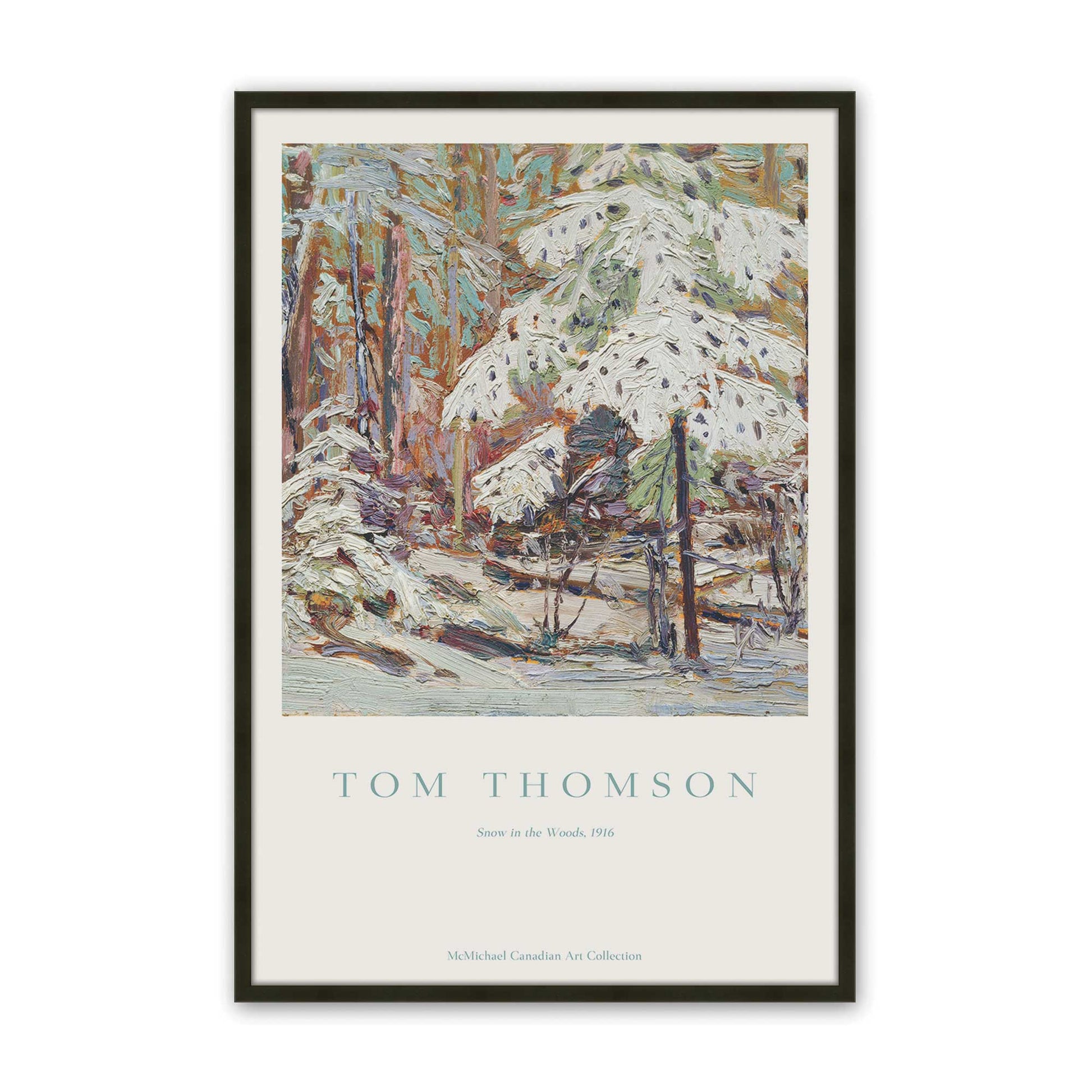 [Color:Satin Black], Picture of art in a Satin Black frame