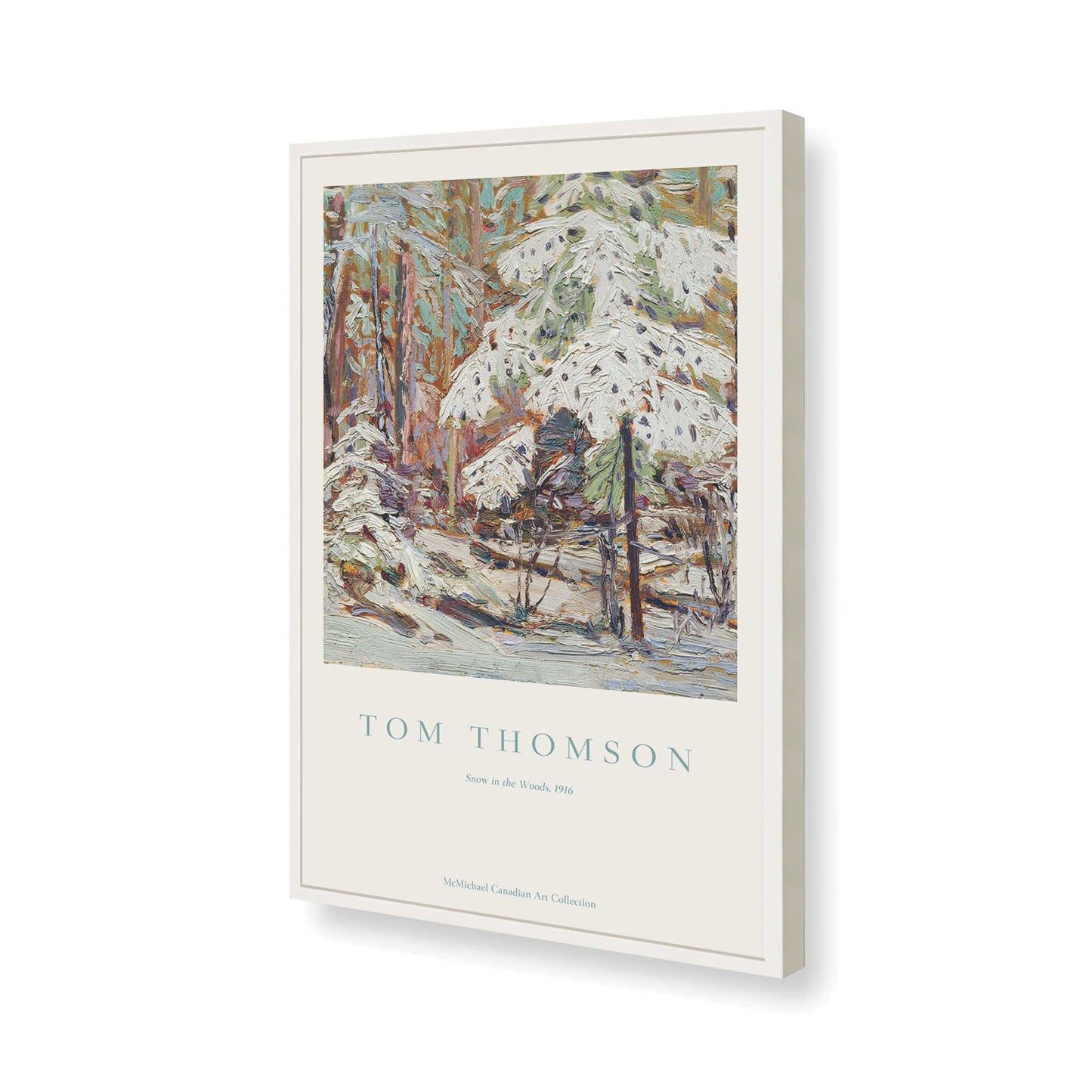 [Color:Opaque White], Picture of art in a Opaque White frame of the corner