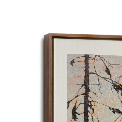 [Color:Walnut], Picture of art in a Walnut frame at an angle