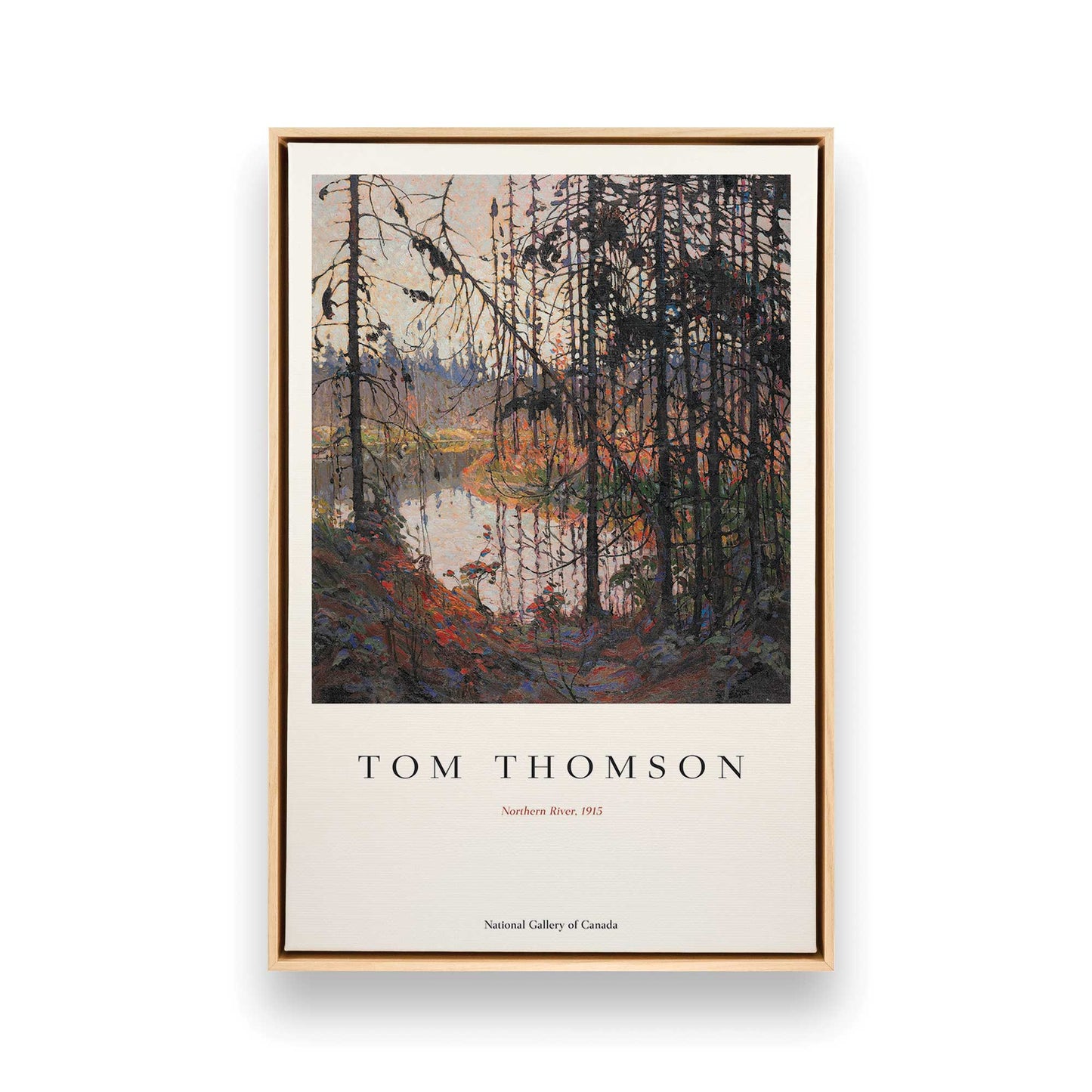 [Color:American Maple], Picture of art in a American Maple frame