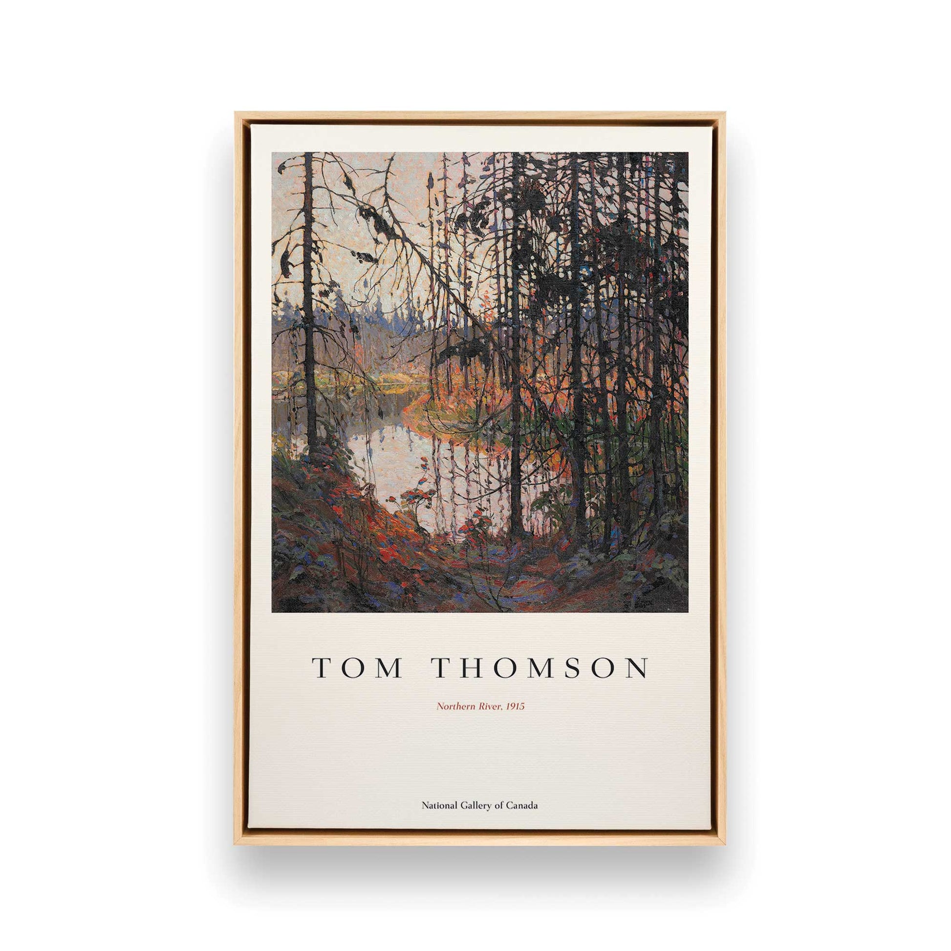 [Color:American Maple], Picture of art in a American Maple frame