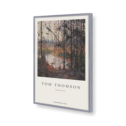 [Color:Polished Chrome], Picture of art in a Polished Chrome frame of the corner