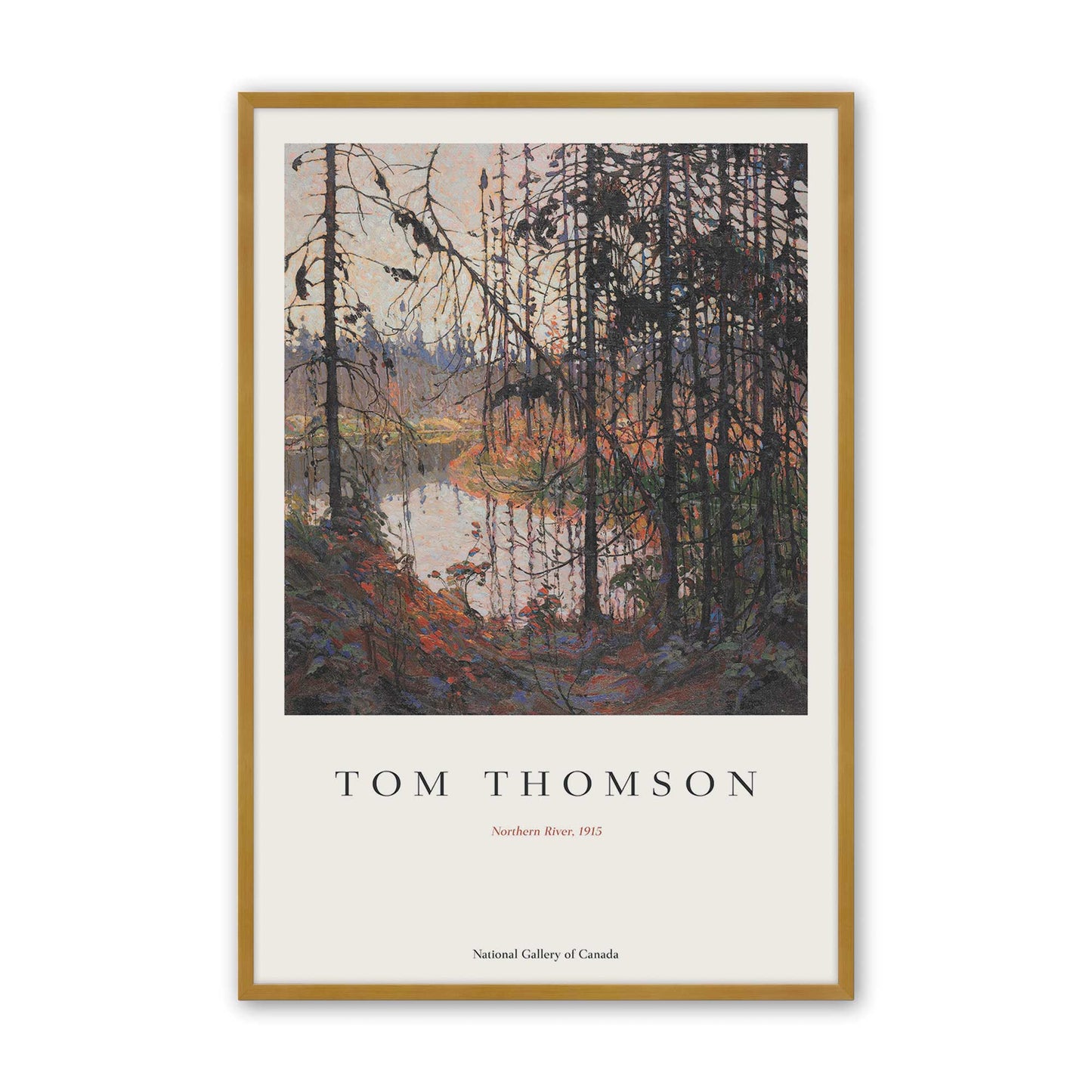 [Color:Polished Gold], Picture of art in a Polished Gold frame