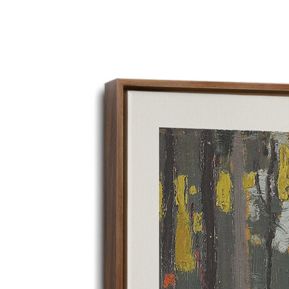 [Color:Walnut], Picture of art in a Walnut frame at an angle