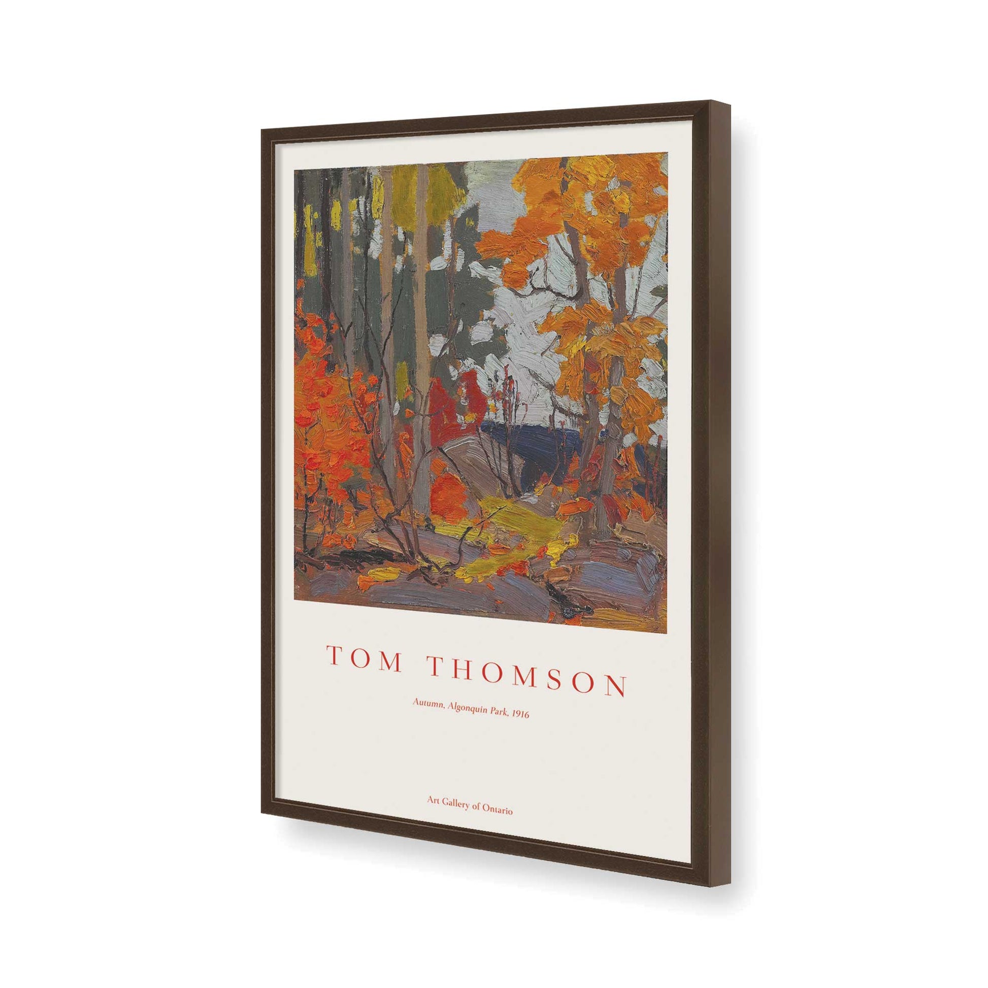 [Color:Belvinder Brown], Picture of art in a Belvinder Brown frame of the corner
