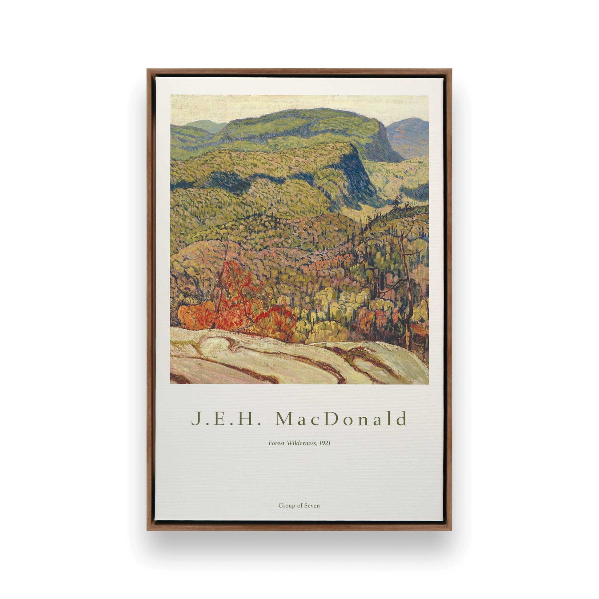 [Color:Walnut], Picture of art in a Walnut frame