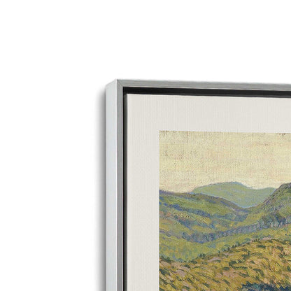 [Color:Polished Chrome], Picture of art in a Polished Chrome frame at an angle