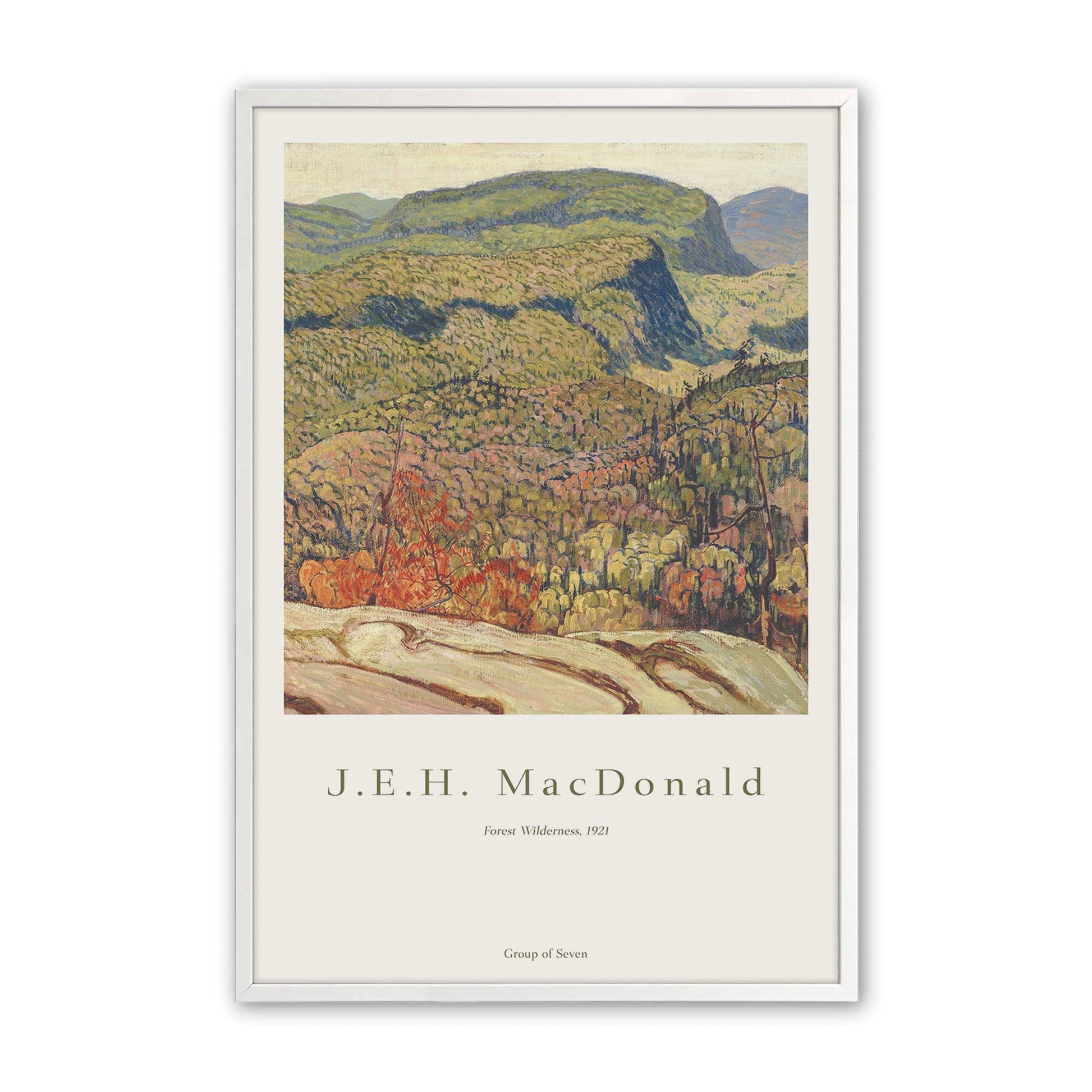 [Color:Opaque White], Picture of art in a Opaque White frame
