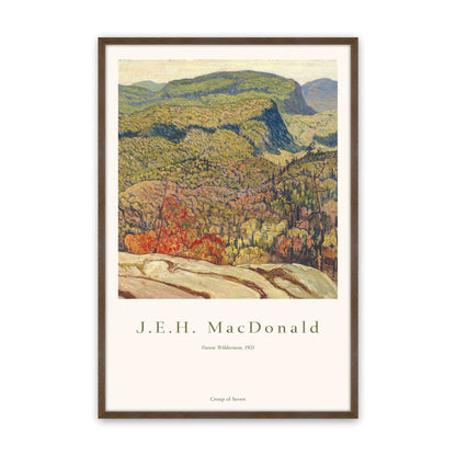 [Color:Walnut], Picture of art in a Walnut frame