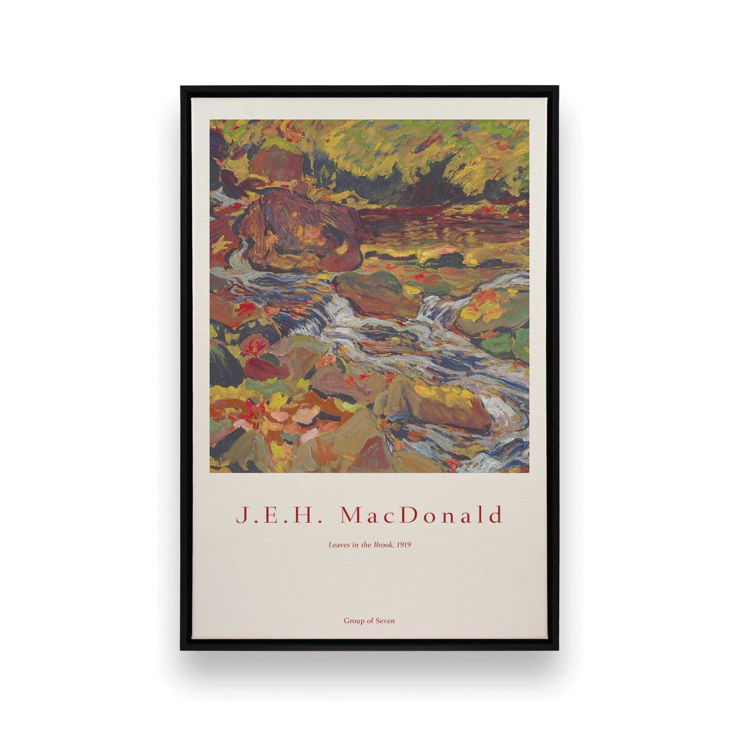 [Color:Satin Black], Picture of art in a Satin Black frame