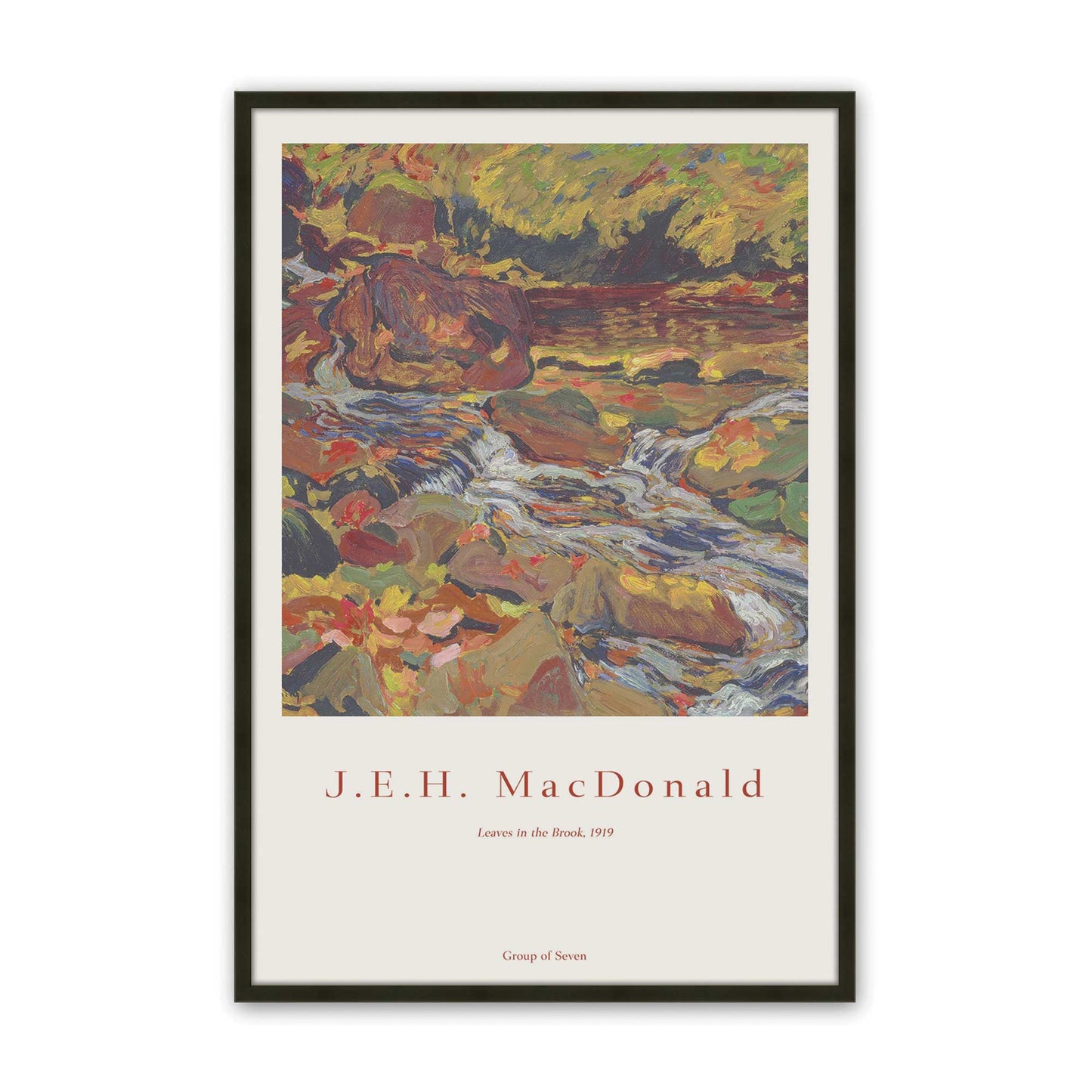 [Color:Satin Black], Picture of art in a Satin Black frame