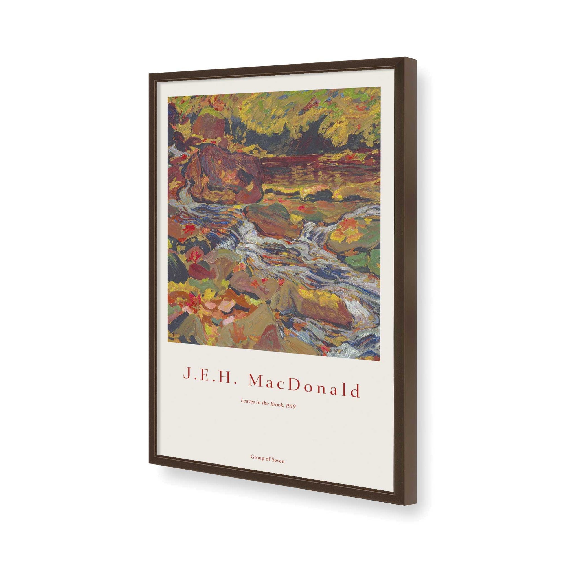 [Color:Belvinder Brown], Picture of art in a Belvinder Brown frame of the corner