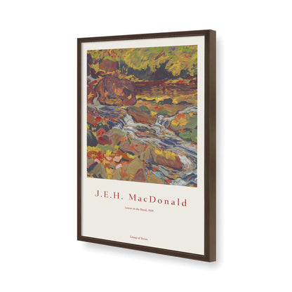 [Color:Belvinder Brown], Picture of art in a Belvinder Brown frame of the corner