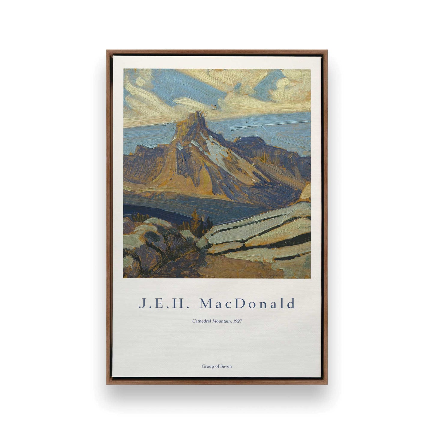 [Color:Walnut], Picture of art in a Walnut frame