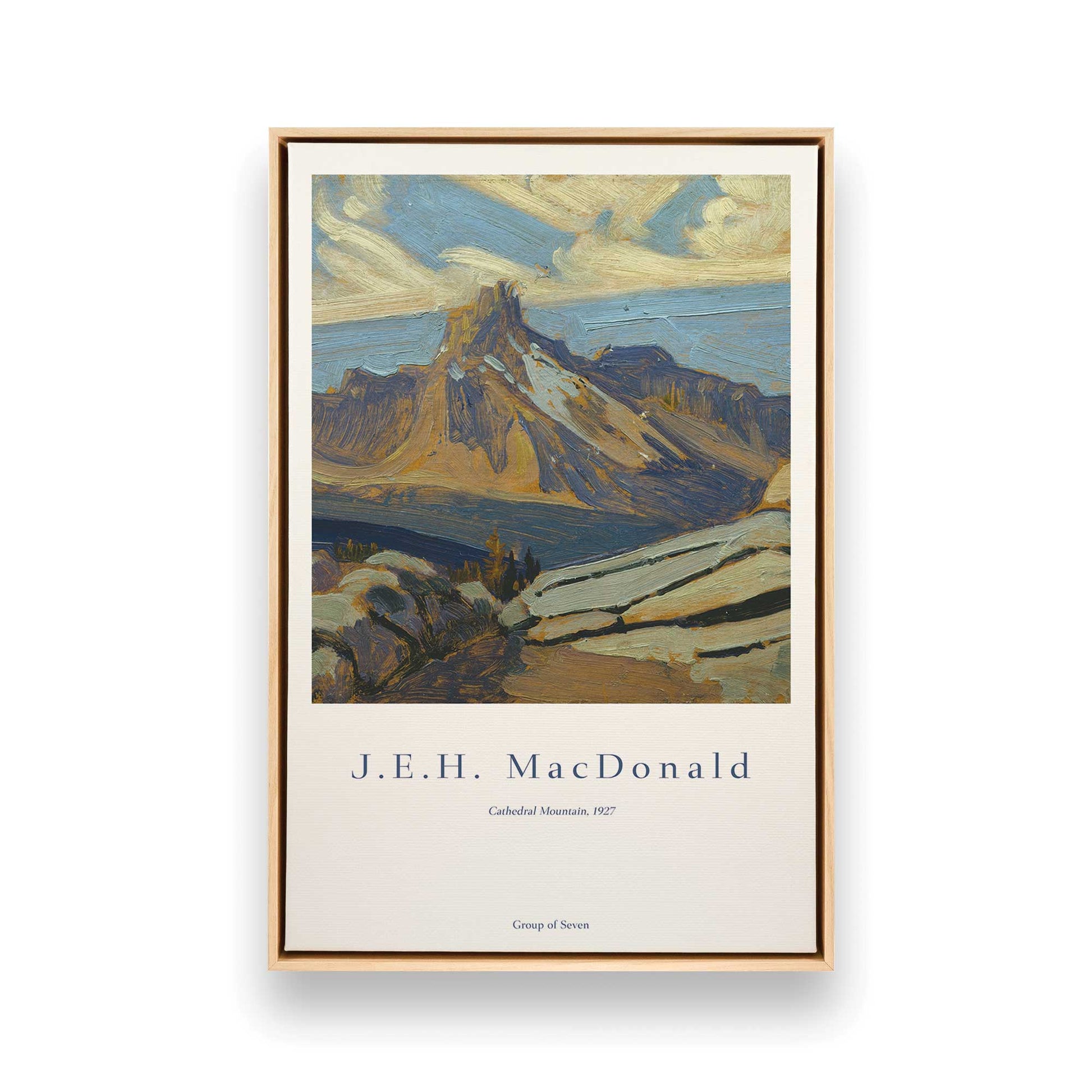 [Color:American Maple], Picture of art in a American Maple frame