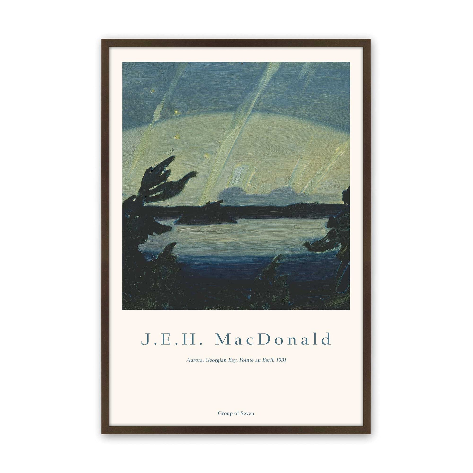 [Color:Brown], Picture of art in a Brown frame
