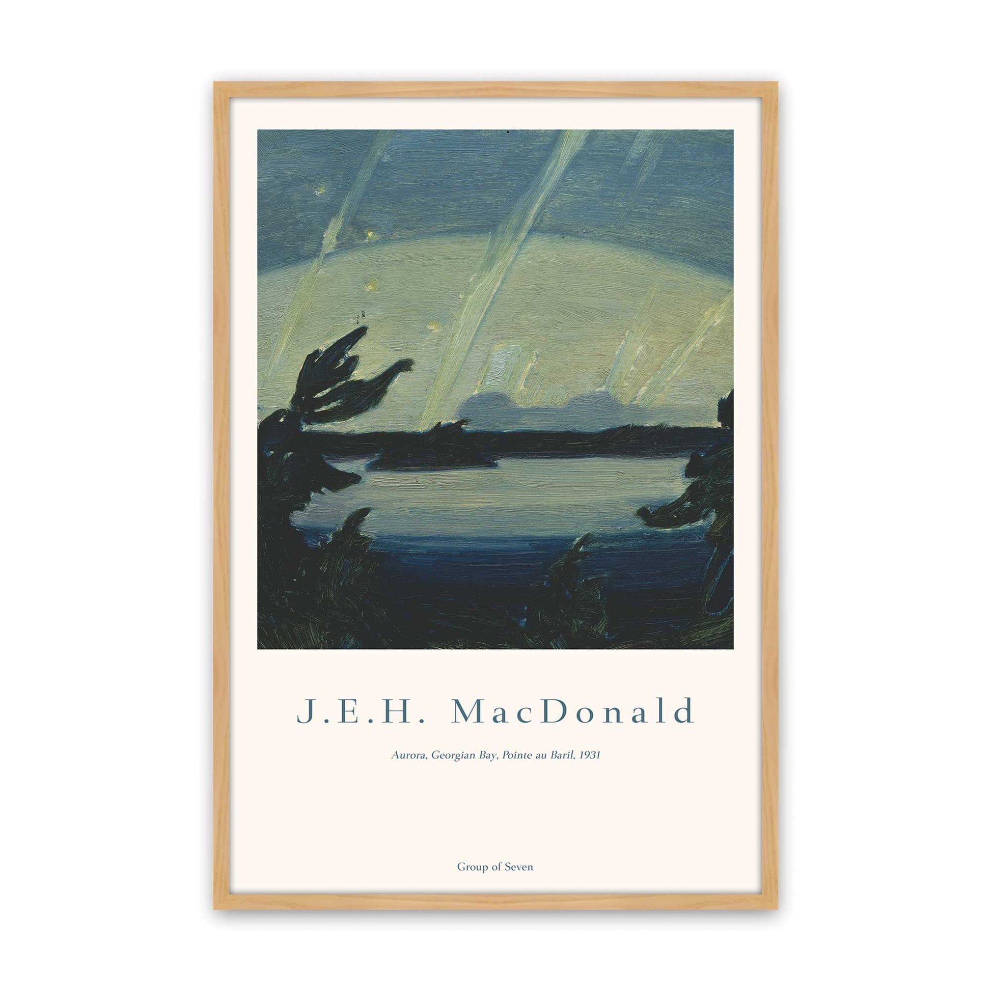 [Color:American Maple], Picture of art in a American Maple frame