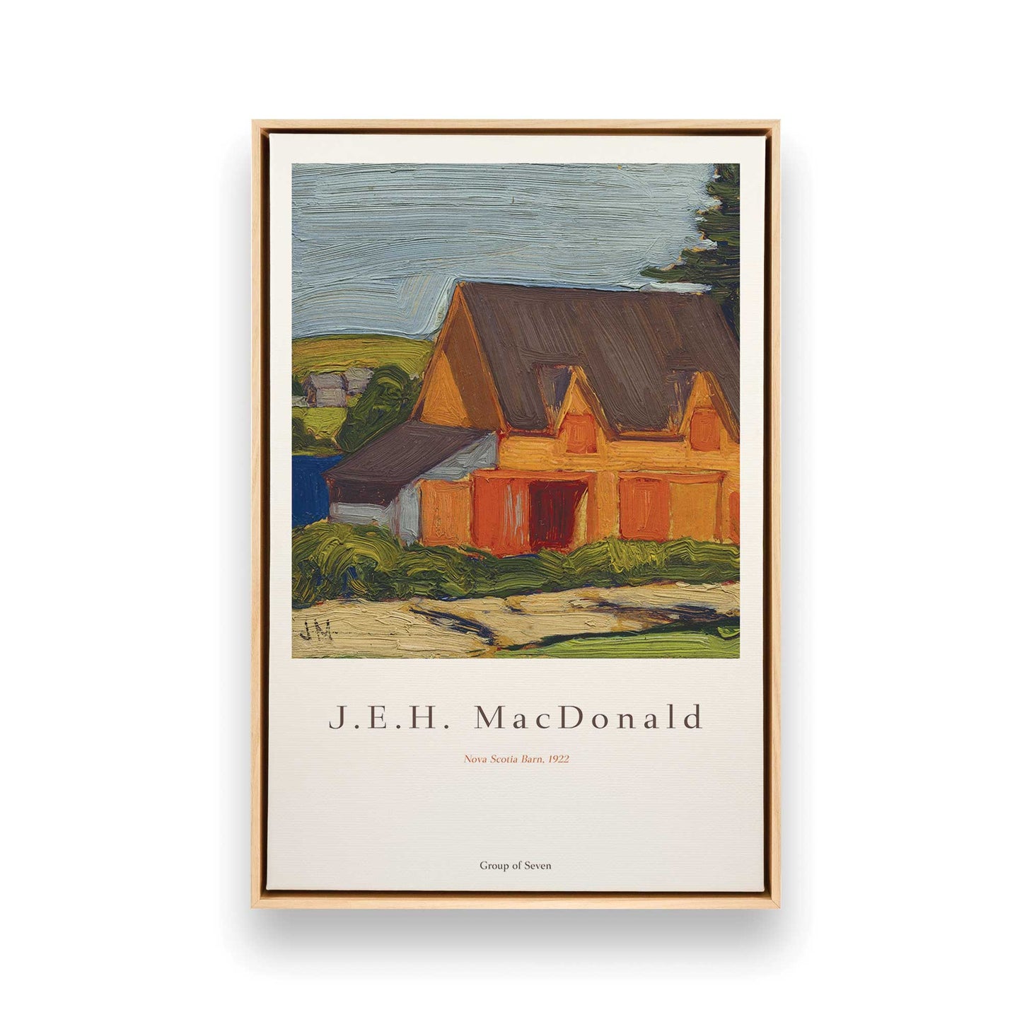 [Color:American Maple], Picture of art in a American Maple frame