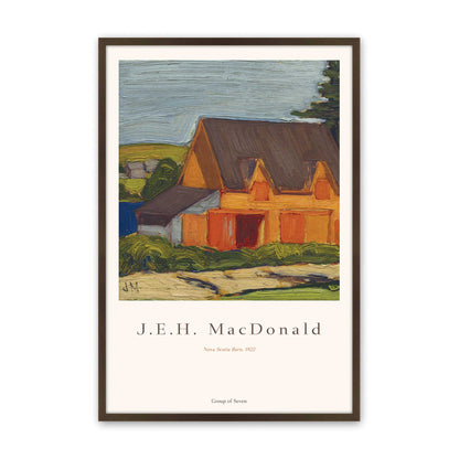 [Color:Belvinder Brown], Picture of art in a Belvinder Brown frame