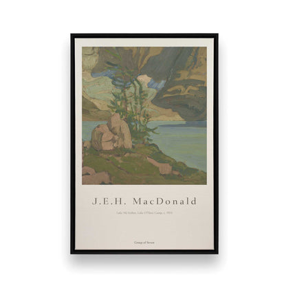 [Color:Satin Black], Picture of art in a Satin Black frame