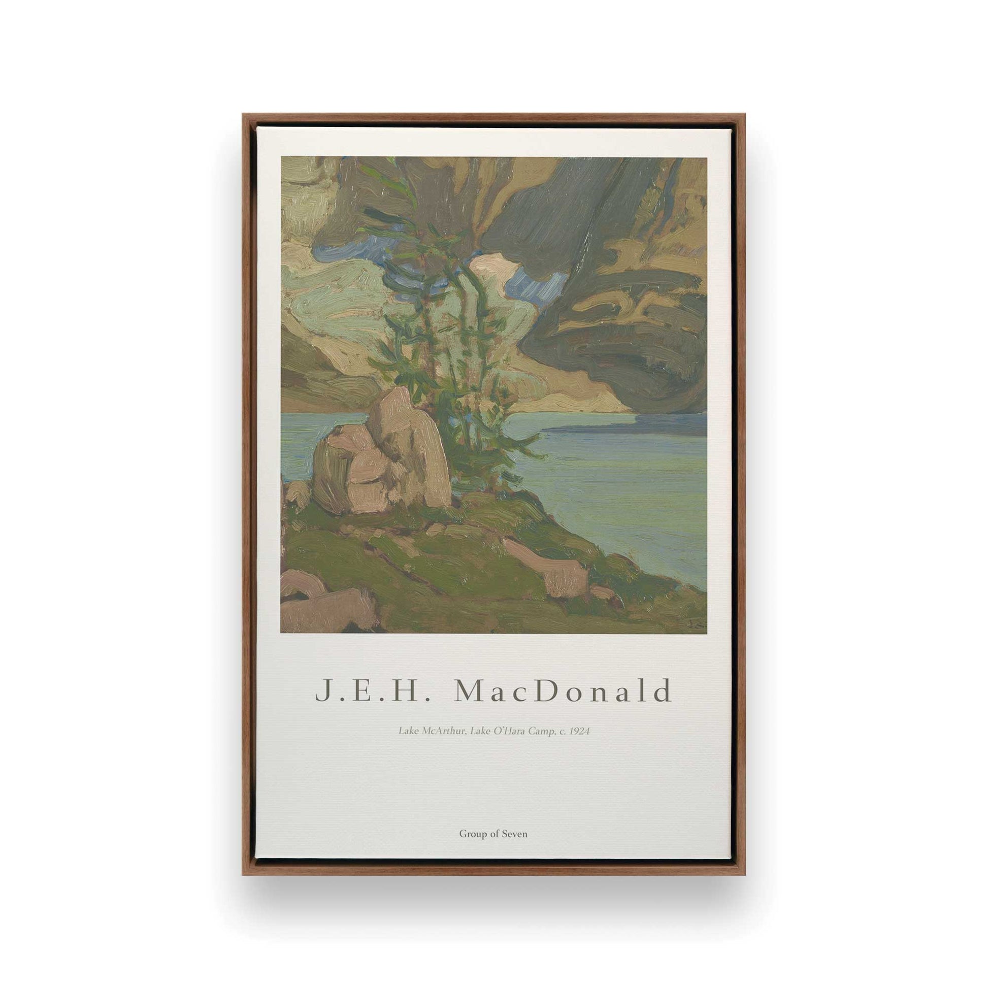 [Color:Walnut], Picture of art in a Walnut frame
