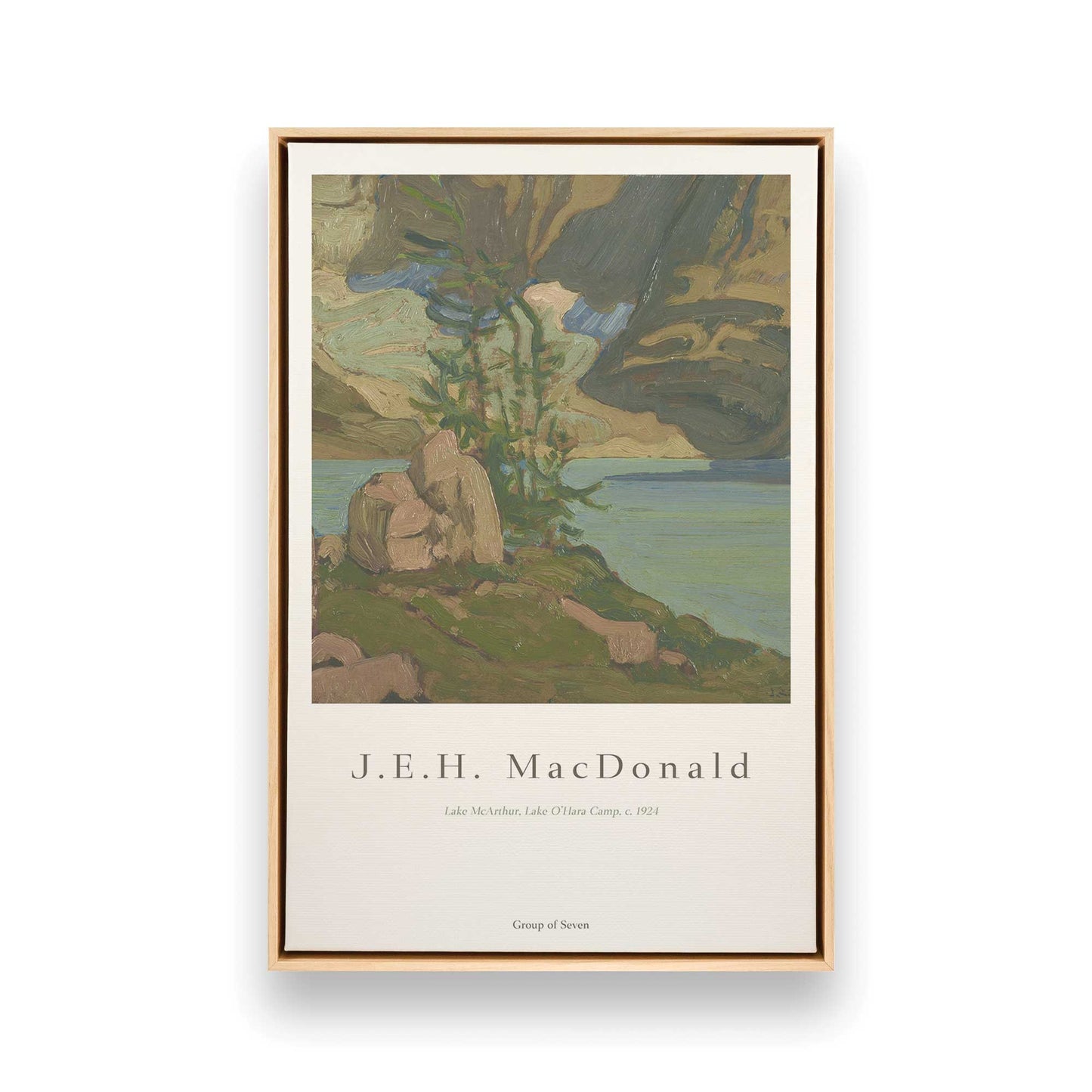 [Color:American Maple], Picture of art in a American Maple frame