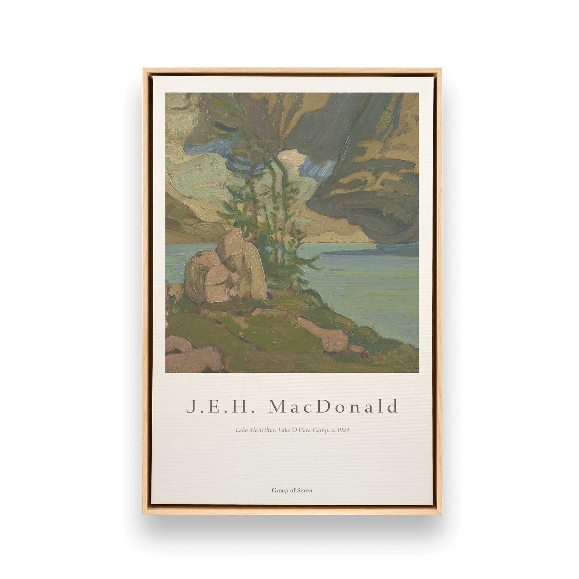[Color:American Maple], Picture of art in a American Maple frame