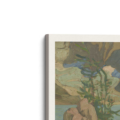 [Color:Stretched Canvas], Picture of the corner of the art