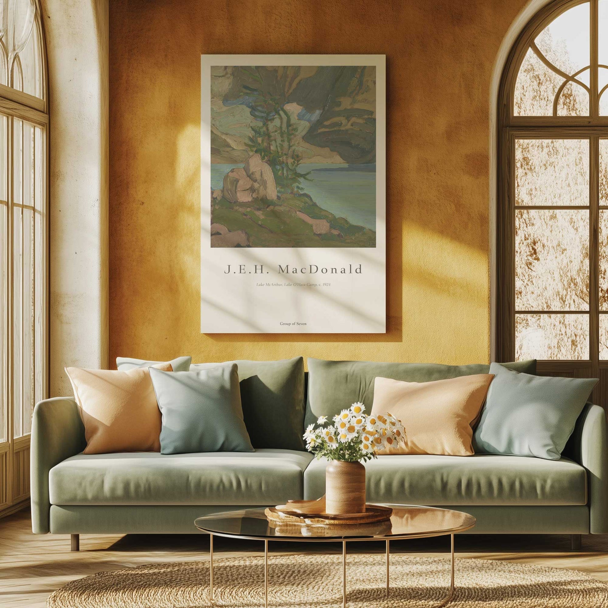 Picture of art in a room