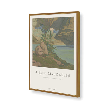 [Color:Polished Gold], Picture of art in a Polished Gold frame of the corner
