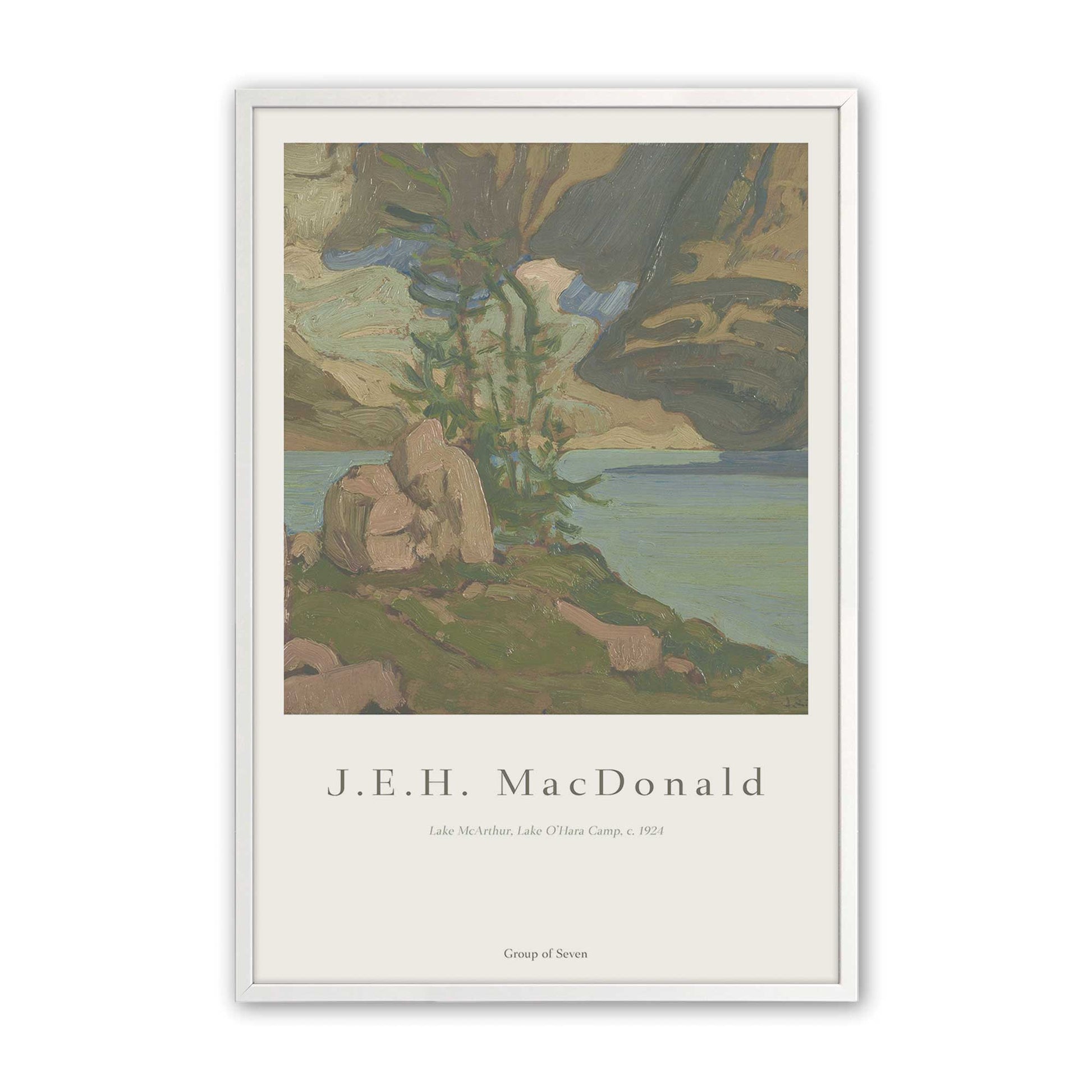 [Color:Opaque White], Picture of art in a Opaque White frame