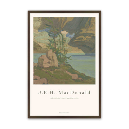 [Color:Brown], Picture of art in a Brown frame