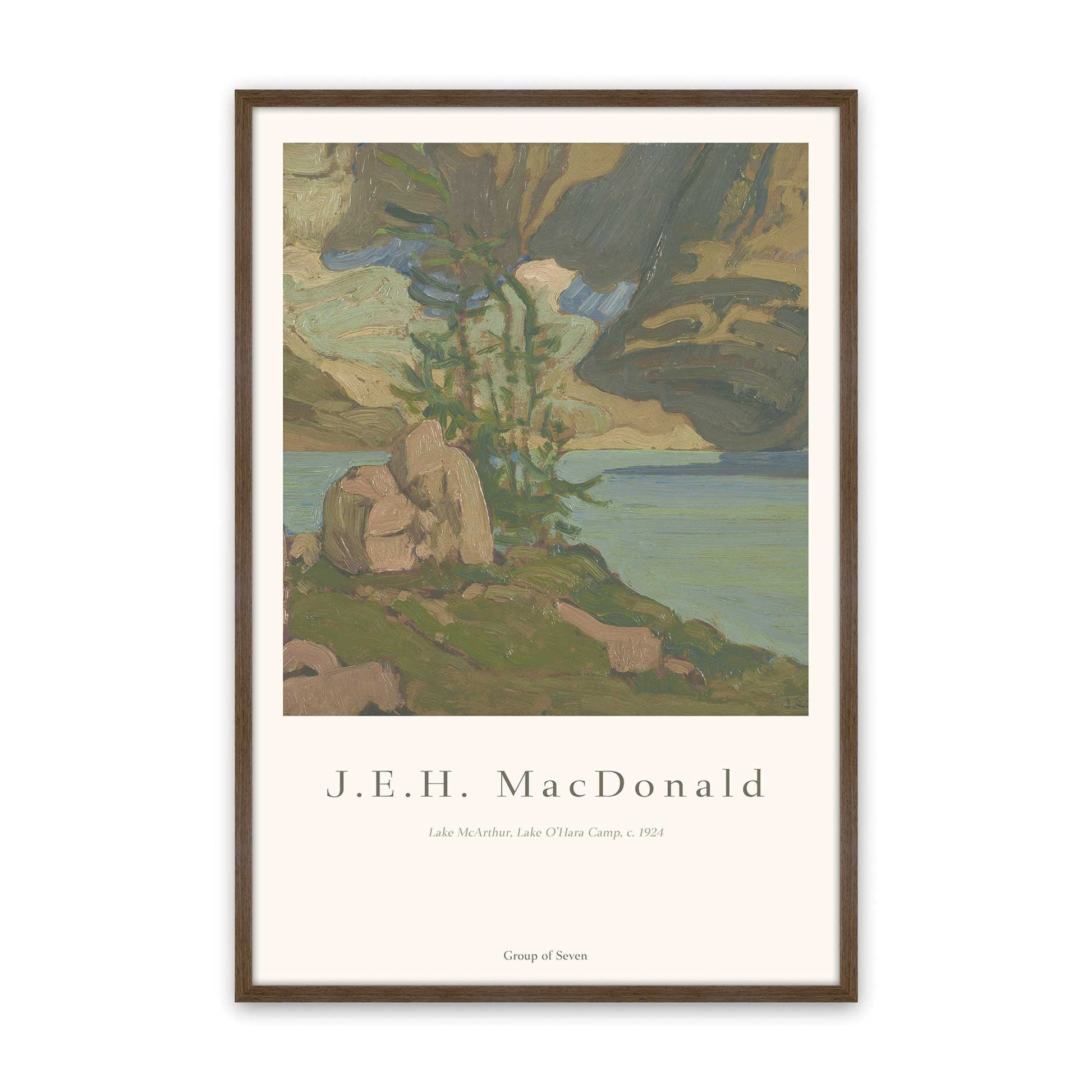 [Color:Walnut], Picture of art in a Walnut frame