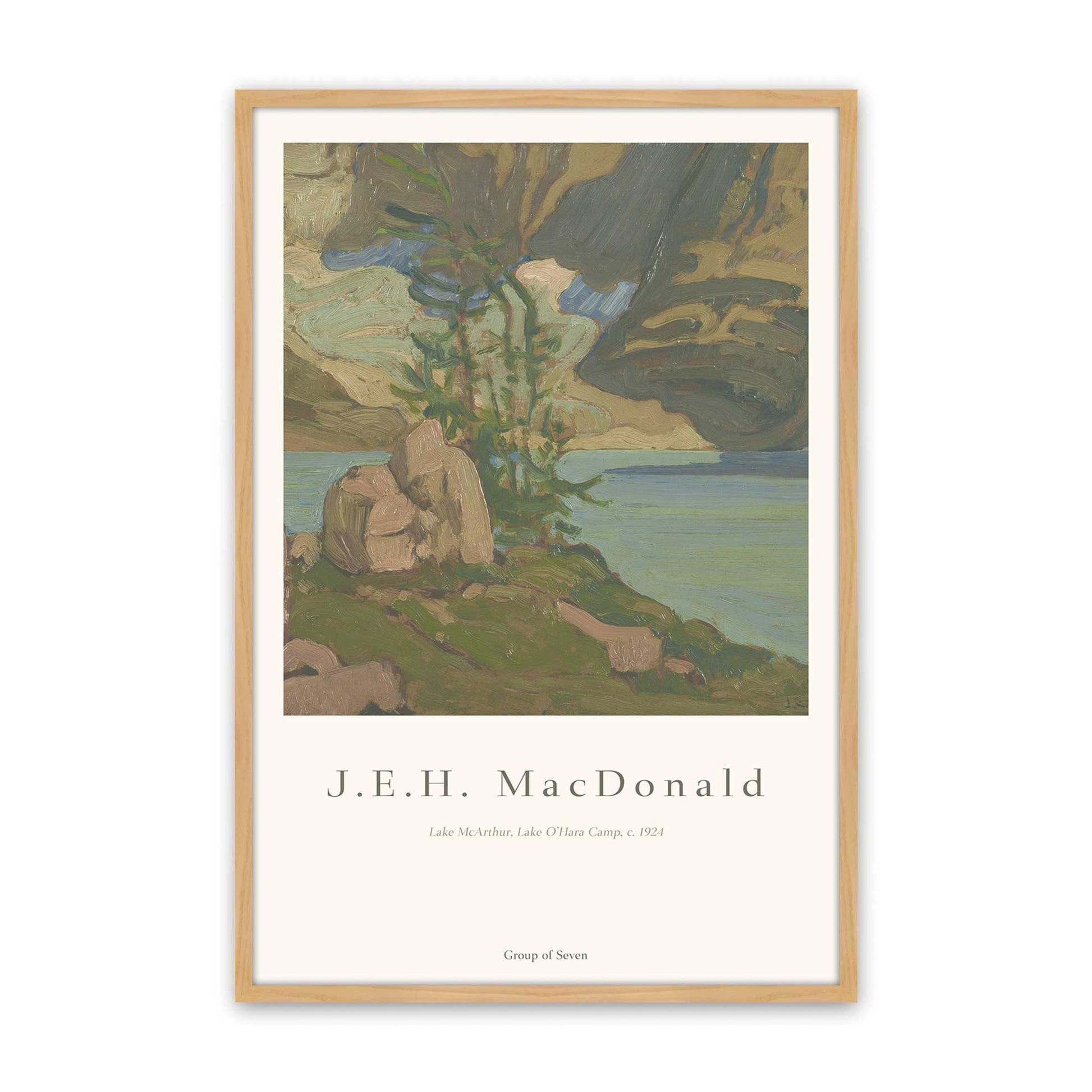 [Color:American Maple], Picture of art in a American Maple frame