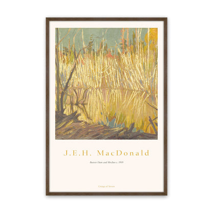 [Color:Walnut], Picture of art in a Walnut frame