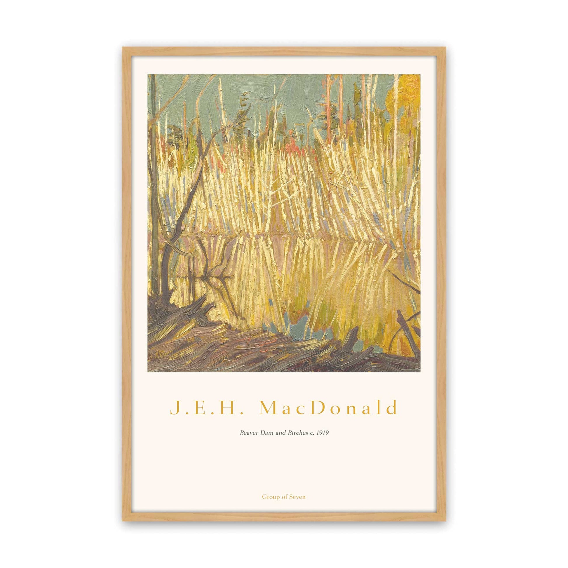 [Color:American Maple], Picture of art in a American Maple frame