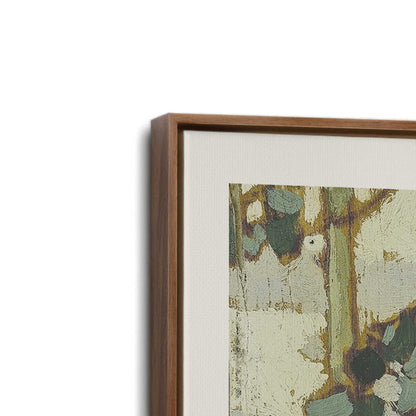 [Color:Walnut], Picture of art in a Walnut frame at an angle